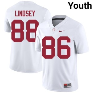 Alumni Youth Jay Lindsey #88 White College Football Bama Jersey 201060-688