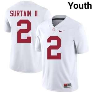 Game The Tide #2 Patrick Surtain II College Football Youth White Jersey 566271-204