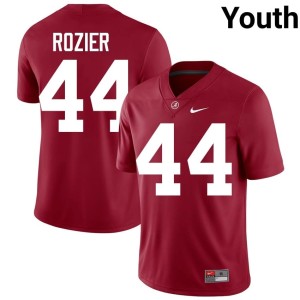 Limited #44 UA Crimson Tide Crimson Youth College Football Alex Rozier Jerseys 193025-284