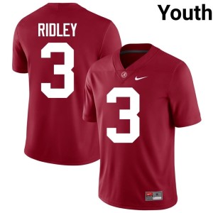 Alumni Crimson Tide Crimson #3 College Football Youth Calvin Ridley Jerseys 784109-116