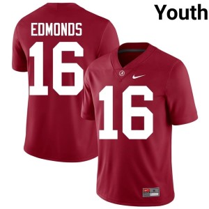 Alumni Crimson College Football UA Youth Jorden Edmonds #16 Jerseys 208711-333