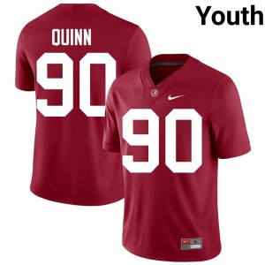 2026 #90 University of Alabama Youth Crimson College Football Lorcan Quinn Jerseys 532311-895