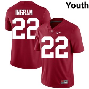 NCAA Crimson College Football Youth #22 Bama Mark Ingram Jerseys 513514-198
